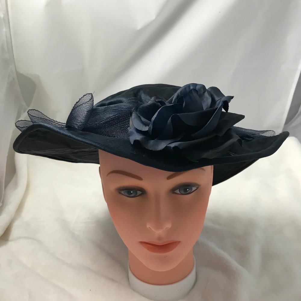 Vintage Blue Church/Derby Hat